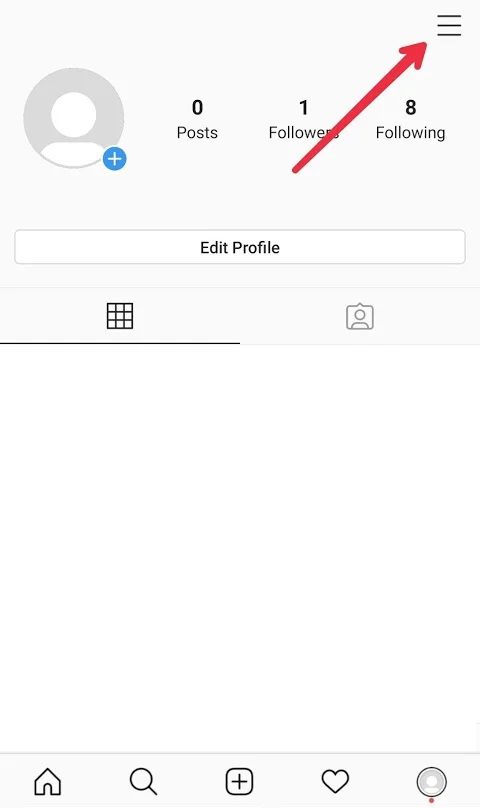 Tap-on-the-hamburger-menu-icon-located-on-the-top-right-corner إشعارات Instagram لا تعمل؟ إليك 9 طرق لإصلاحها!