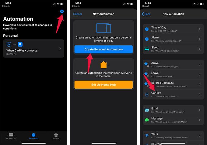automation-to-enable-wifi-automatically-on-iphone كيفية تعطيل Wi-Fi تلقائيا على iPhone أثناء القيادة