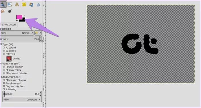 change-color-of-png-image-and-text-gimp-12_935adec67b324b146ff212ec4c69054f كيفية تغيير لون صورة ونص PNG في برنامج GIMP