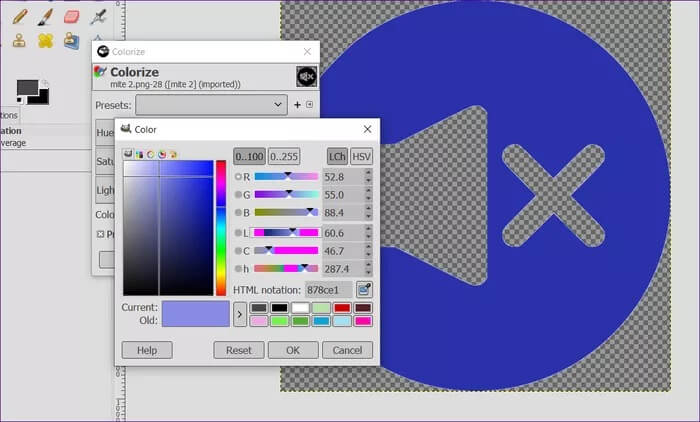 كيفية تغيير لون صورة ونص PNG في برنامج GIMP - %categories