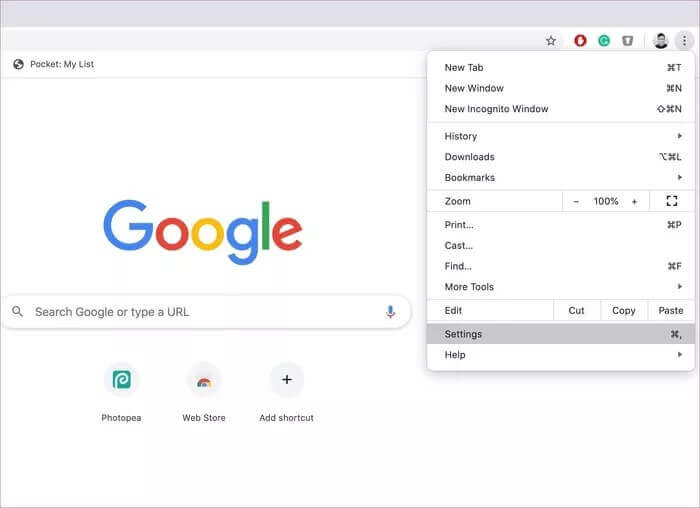 chrome-settings_935adec67b324b146ff212ec4c69054f لماذا لا يعمل WhatsApp Web