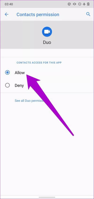 fix-google-duo-not-showing-contacts-android-iphone-05_4d470f76dc99e18ad75087b1b8410ea9 أفضل 4 طرق لإصلاح Google Duo لا يظهر جهات الاتصال على Android و iPhone