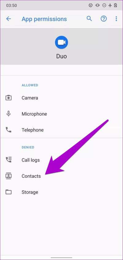 fix-google-duo-not-showing-contacts-android-iphone-08_4d470f76dc99e18ad75087b1b8410ea9 أفضل 4 طرق لإصلاح Google Duo لا يظهر جهات الاتصال على Android و iPhone
