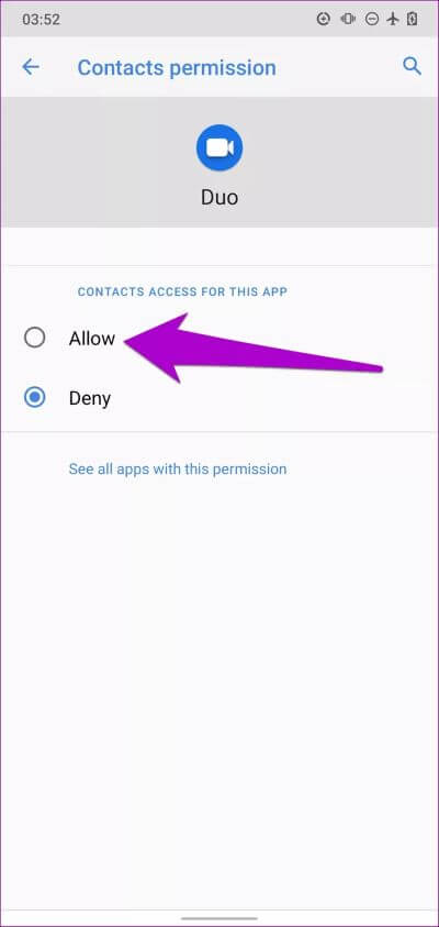 fix-google-duo-not-showing-contacts-android-iphone-09_4d470f76dc99e18ad75087b1b8410ea9 أفضل 4 طرق لإصلاح Google Duo لا يظهر جهات الاتصال على Android و iPhone