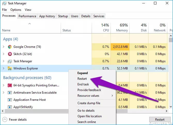 fix-windows-10-file-explorer-search-not-working-02_4d470f76dc99e18ad75087b1b8410ea9 أفضل 5 إصلاحات لعدم عمل Windows 10 File Explorer Search