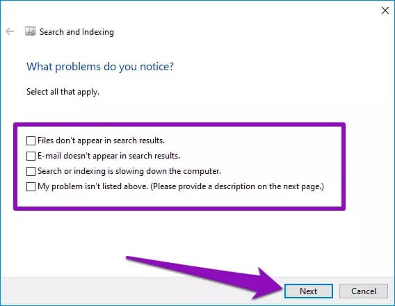 fix-windows-10-file-explorer-search-not-working-14_4d470f76dc99e18ad75087b1b8410ea9 أفضل 5 إصلاحات لعدم عمل Windows 10 File Explorer Search