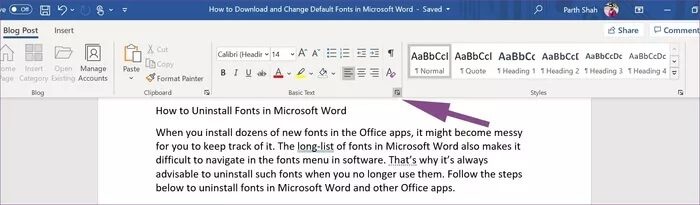font-advanced-menu_935adec67b324b146ff212ec4c69054f كيفية تحميل وتغيير الخطوط الافتراضية في Microsoft Word