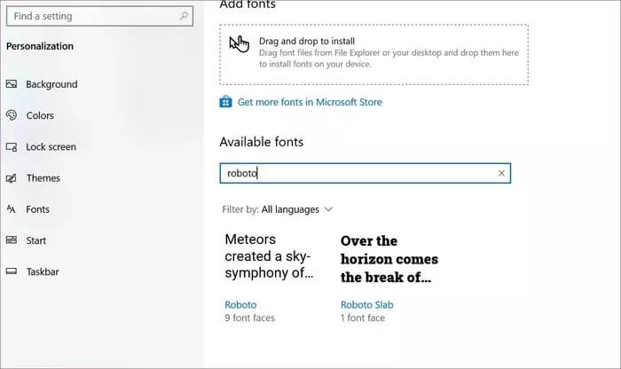 search-fonts_935adec67b324b146ff212ec4c69054f كيفية تحميل وتغيير الخطوط الافتراضية في Microsoft Word