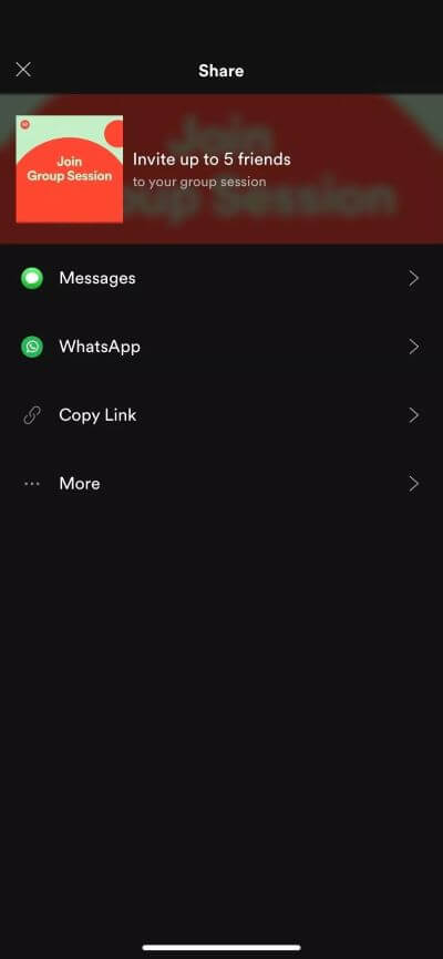 share-link-group-session_4d470f76dc99e18ad75087b1b8410ea9 دليل لبدء واستضافة جلسة جماعية لـ Spotify مع الأصدقاء