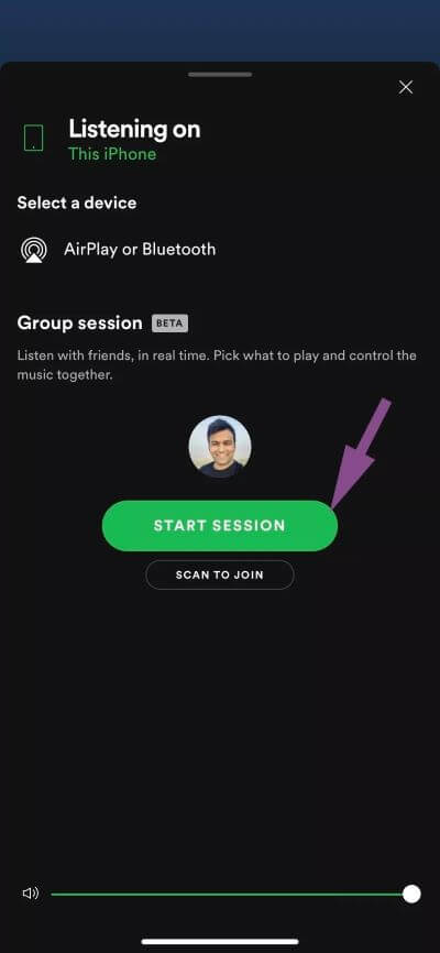 start-session_4d470f76dc99e18ad75087b1b8410ea9 دليل لبدء واستضافة جلسة جماعية لـ Spotify مع الأصدقاء