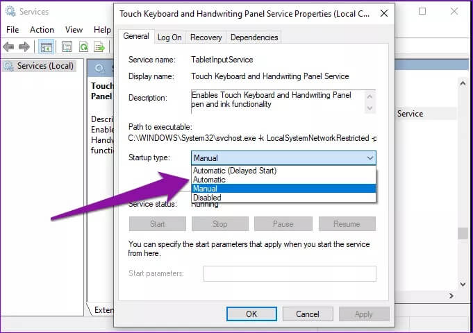 windows-10-on-screen-keyboard-not-working-04_4d470f76dc99e18ad75087b1b8410ea9 أفضل 6 إصلاحات لعدم عمل لوحة المفاتيح على الشاشة في نظام Windows 10