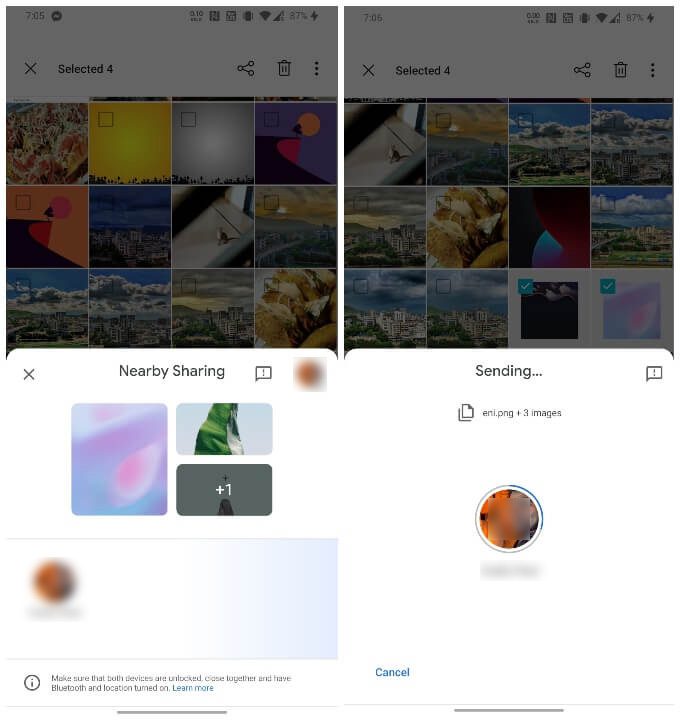 Airdrop-Image-share-for-Android-11-Nearby-Sharing AirDrop في Android: كيفية استخدام المشاركة القريبة على أي Android