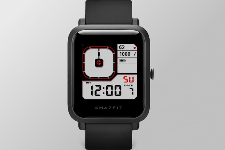 Amazfit-Bip-S-Watch-face-Dual-Timezone كيفية الحصول على توقيت ساعات عالمية ذات مناطق زمنية متعددة في Amazfit Bip