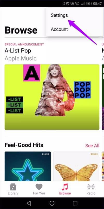Apple-Music-Not-Downloading-Songs-Iphone-Android-27_4d470f76dc99e18ad75087b1b8410ea9 أفضل 13 طريقة لإصلاح مشكلة تنزيل الموسيقى من Apple Music على iPhone و Android
