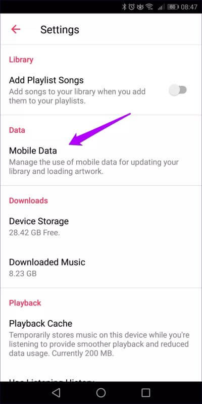 Apple-Music-Not-Downloading-Songs-Iphone-Android-28_4d470f76dc99e18ad75087b1b8410ea9 أفضل 13 طريقة لإصلاح مشكلة تنزيل الموسيقى من Apple Music على iPhone و Android