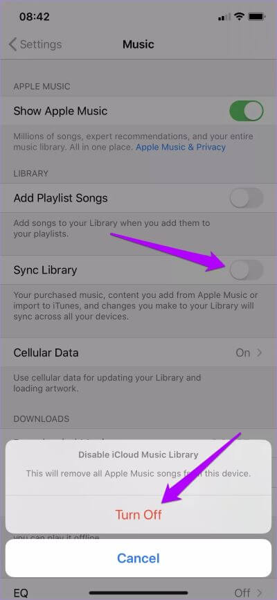 Apple-Music-Not-Downloading-Songs-Iphone-Android-40_4d470f76dc99e18ad75087b1b8410ea9 أفضل 13 طريقة لإصلاح مشكلة تنزيل الموسيقى من Apple Music على iPhone و Android