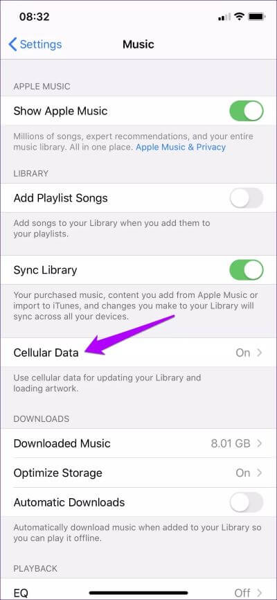 Apple-Music-Not-Downloading-Songs-Iphone-Android-5_4d470f76dc99e18ad75087b1b8410ea9 أفضل 13 طريقة لإصلاح مشكلة تنزيل الموسيقى من Apple Music على iPhone و Android