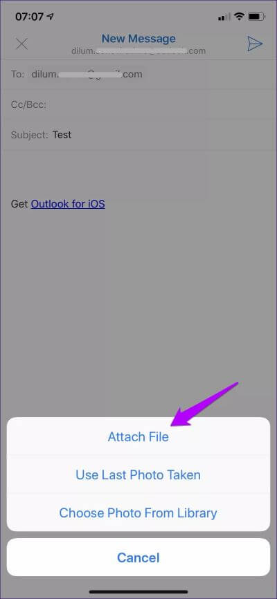 كيفية إرفاق ملفات iCloud Drive في Outlook لنظام التشغيل iOS - %categories