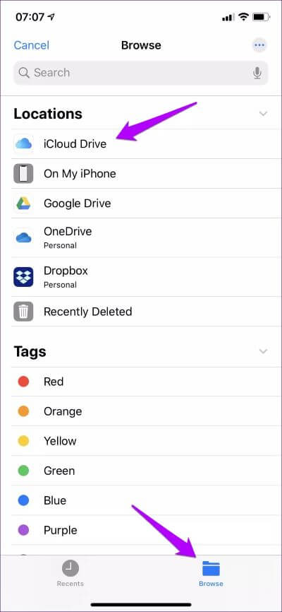 كيفية إرفاق ملفات iCloud Drive في Outlook لنظام التشغيل iOS - %categories