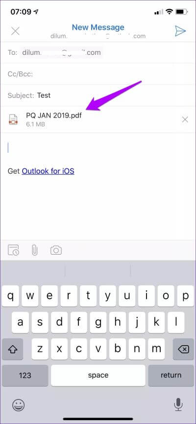 كيفية إرفاق ملفات iCloud Drive في Outlook لنظام التشغيل iOS - %categories