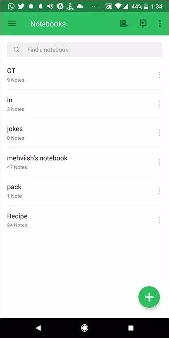 Best-Android-Notes-Apps-with-Folders-evernote1_4d470f76dc99e18ad75087b1b8410ea9 ستساعدك تطبيقات تدوين الملاحظات Android مع المجلدات لتنظيم الملاحظات