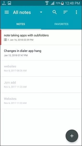 Best-Android-Notes-Apps-with-Folders-nimbus-1_4d470f76dc99e18ad75087b1b8410ea9 ستساعدك تطبيقات تدوين الملاحظات Android مع المجلدات لتنظيم الملاحظات