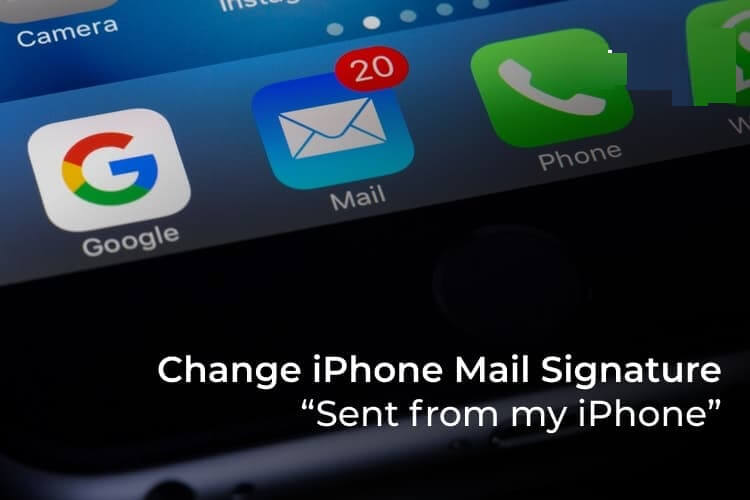 كيفية تغيير أو إزالة توقيع "مرسل من جهازك iPhone " في تطبيق البريد - %categories