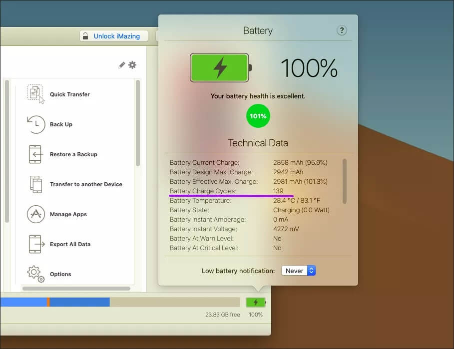 Check-Iphone-Charge-Cycles-1_4d470f76dc99e18ad75087b1b8410ea9 أفضل 3 طرق للتحقق من دورات بطارية iPhone في نظامي التشغيل Windows و Mac