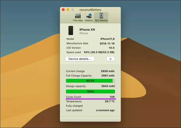 Check-Iphone-Charge-Cycles-2_4d470f76dc99e18ad75087b1b8410ea9 أفضل 3 طرق للتحقق من دورات بطارية iPhone في نظامي التشغيل Windows و Mac