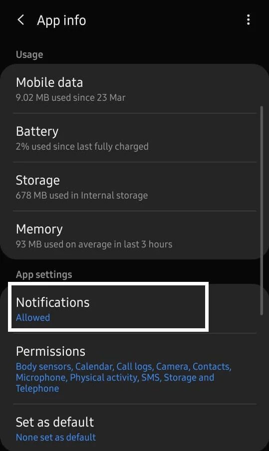 Choose-Notifications كيفية تعطيل إشعارات OTA على Android
