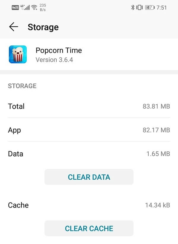 Click-on-the-Clear-Data-button كيفية إيقاف تشغيل الوضع الآمن على Android