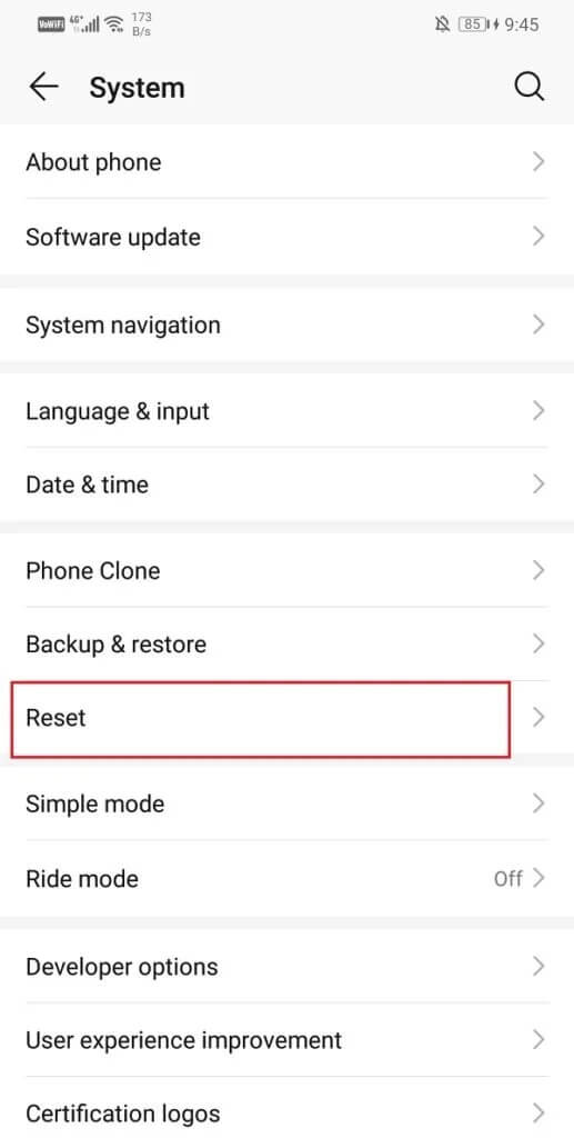 Click-on-the-Reset-tab-517x1024-1 8 طرق لإصلاح مشاكل تنزيل رسائل الوسائط المتعددة MMS