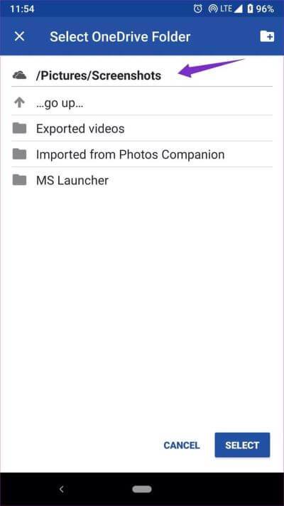 Cloud-Folder_935adec67b324b146ff212ec4c69054f كيفية تعيين مجلدات Android للمزامنة التلقائية باستخدام OneDrive