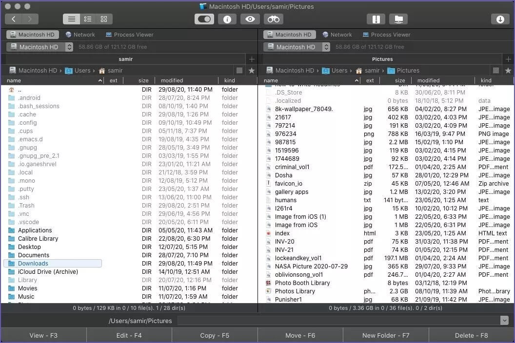 Commander-One_4d470f76dc99e18ad75087b1b8410ea9 أفضل 5 بدائل لـ Finder لنظام التشغيل Mac