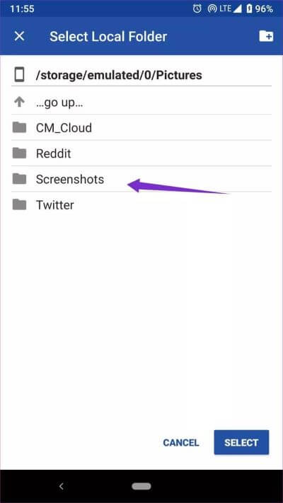 Device-Folder_935adec67b324b146ff212ec4c69054f كيفية تعيين مجلدات Android للمزامنة التلقائية باستخدام OneDrive