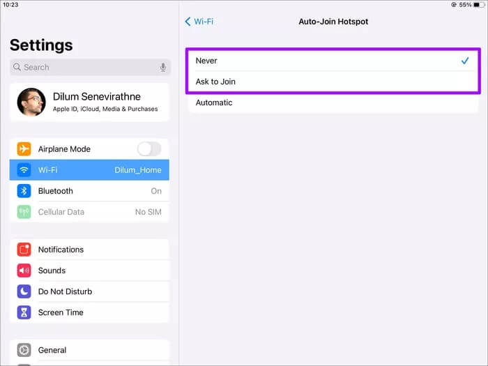 Disable-Iphone-Automatic-Personal-Hotspot-2_935adec67b324b146ff212ec4c69054f كيفية إيقاف تشغيل نقطة الاتصال الشخصية Hotspot على iPhone تلقائيًا