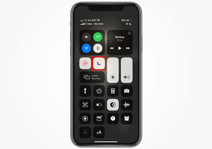 Enable-DND-on-iPhone كيفية إيقاف الإشعارات على iPhone للتطبيقات الفردية
