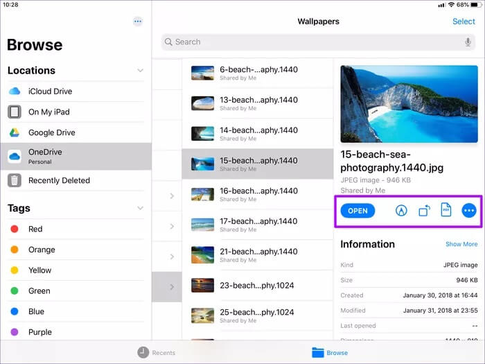 أفضل 13 ميزة لتطبيق الملفات الرائعة في iOS 13 و iPadOS - %categories