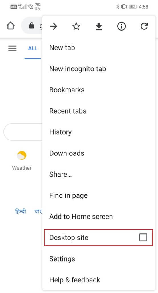Find-an-option-to-“Request-Desktop-Site.”-and-Click-on-the-small-checkbox-554x1024-1 كيفية عرض إصدار سطح المكتب من Facebook على هاتف Android