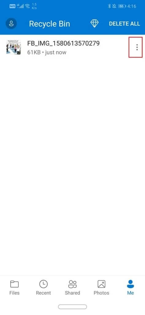 Find-the-deleted-photo-here.-Tap-on-the-menu-option-three-vertical-dots-next-to-it-473x1024-1 3 طرق لاستعادة الصور المحذوفة على Android
