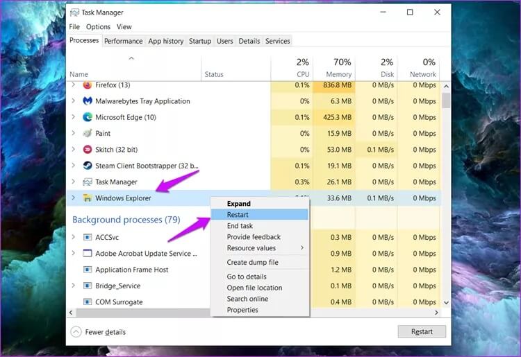 أفضل 9 طرق لإصلاح خطأ عدم عمل قائمة السياق على Windows 10 - %categories