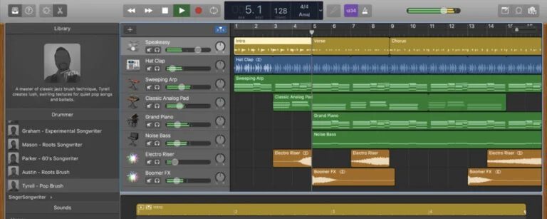 Garageband أفضل 13 برنامج التسجيل الصوتي لنظام التشغيل Mac