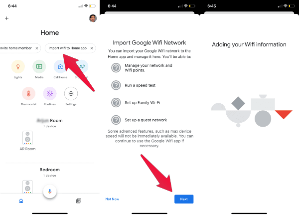 Google-Hom-Import-WiFi-Start كيفية استيراد شبكات Google WiFi إلى Google Home