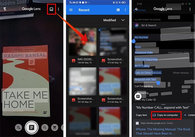 How-to-Scan-Text-from-Saved-Images-Using-Google-Lens كيفية نسخ النص من الصورة ولصقه على جهاز الكمبيوتر بسرعة