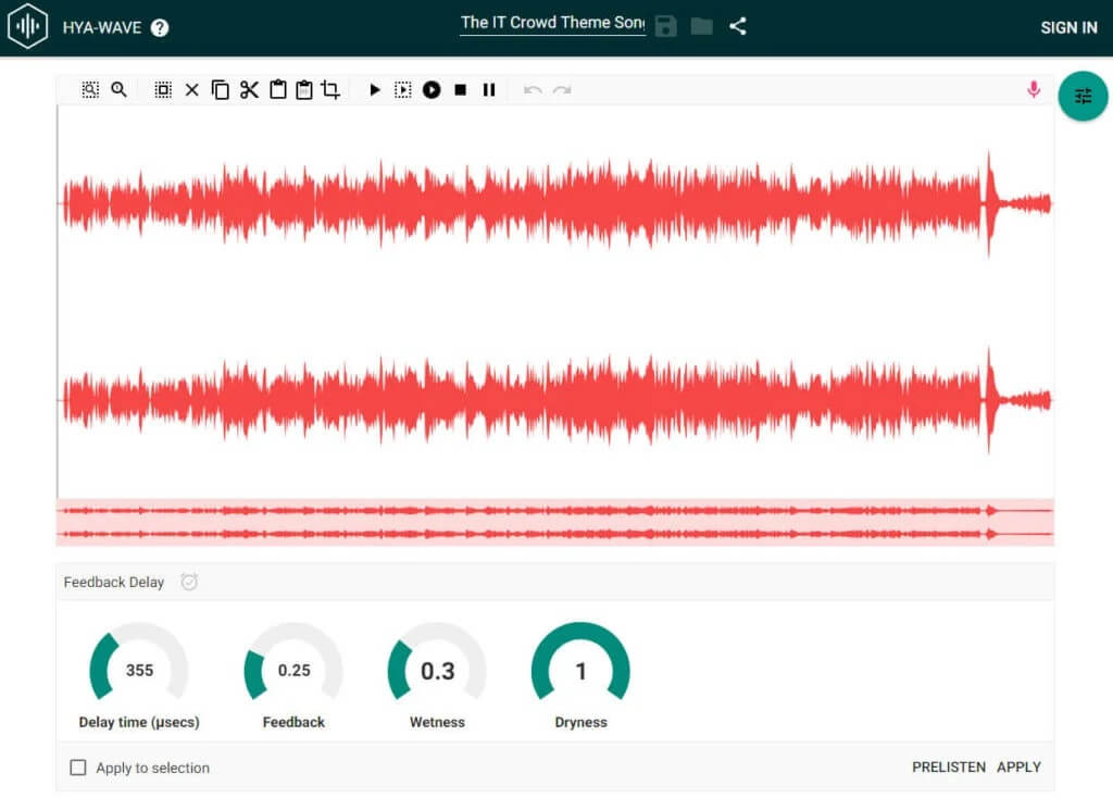 Hya-waves-1024x734-1 أفضل 13 برنامج التسجيل الصوتي لنظام التشغيل Mac