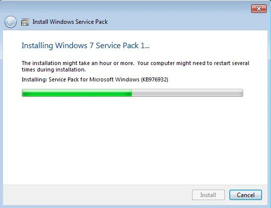 Installing-Service-Pack ما هي حزمة الخدمة؟ [شرح]