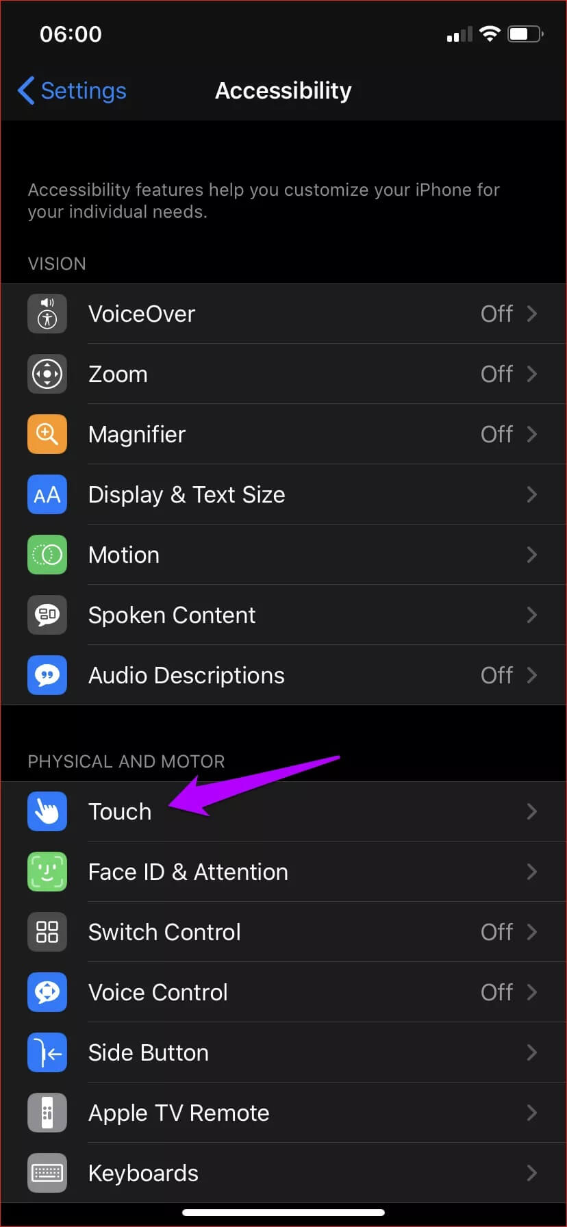 كيفية ضبط حساسية اللمس على نظام iOS 13 - %categories