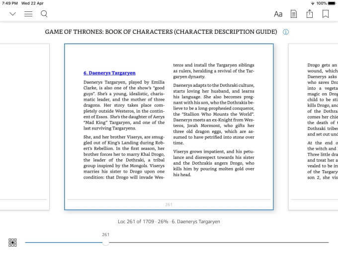Kindle-iPad-App 12 أفضل تطبيقات ePub Reader لأجهزة Android و Windows و iPad