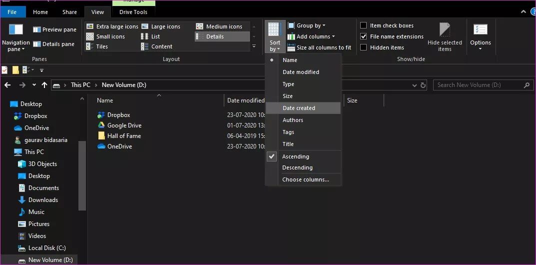 Manage-Files-and-Folders-Efficiently-on-Windows-10-2_4d470f76dc99e18ad75087b1b8410ea9 كيفية إدارة الملفات والمجلدات بكفاءة على Windows 10
