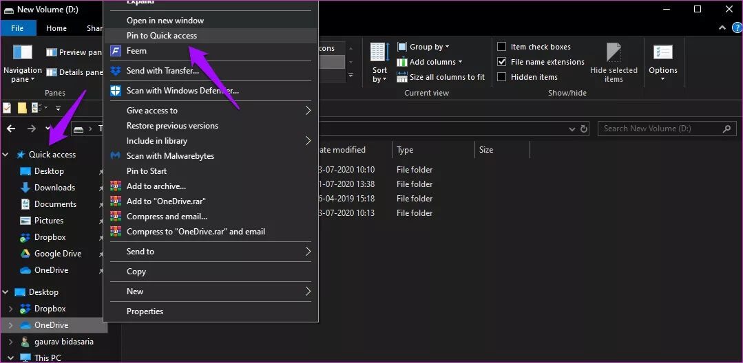 Manage-Files-and-Folders-Efficiently-on-Windows-10-5_4d470f76dc99e18ad75087b1b8410ea9 كيفية إدارة الملفات والمجلدات بكفاءة على Windows 10